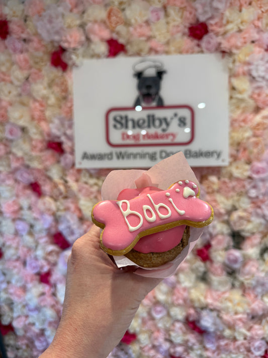 Name Topper Pupcake