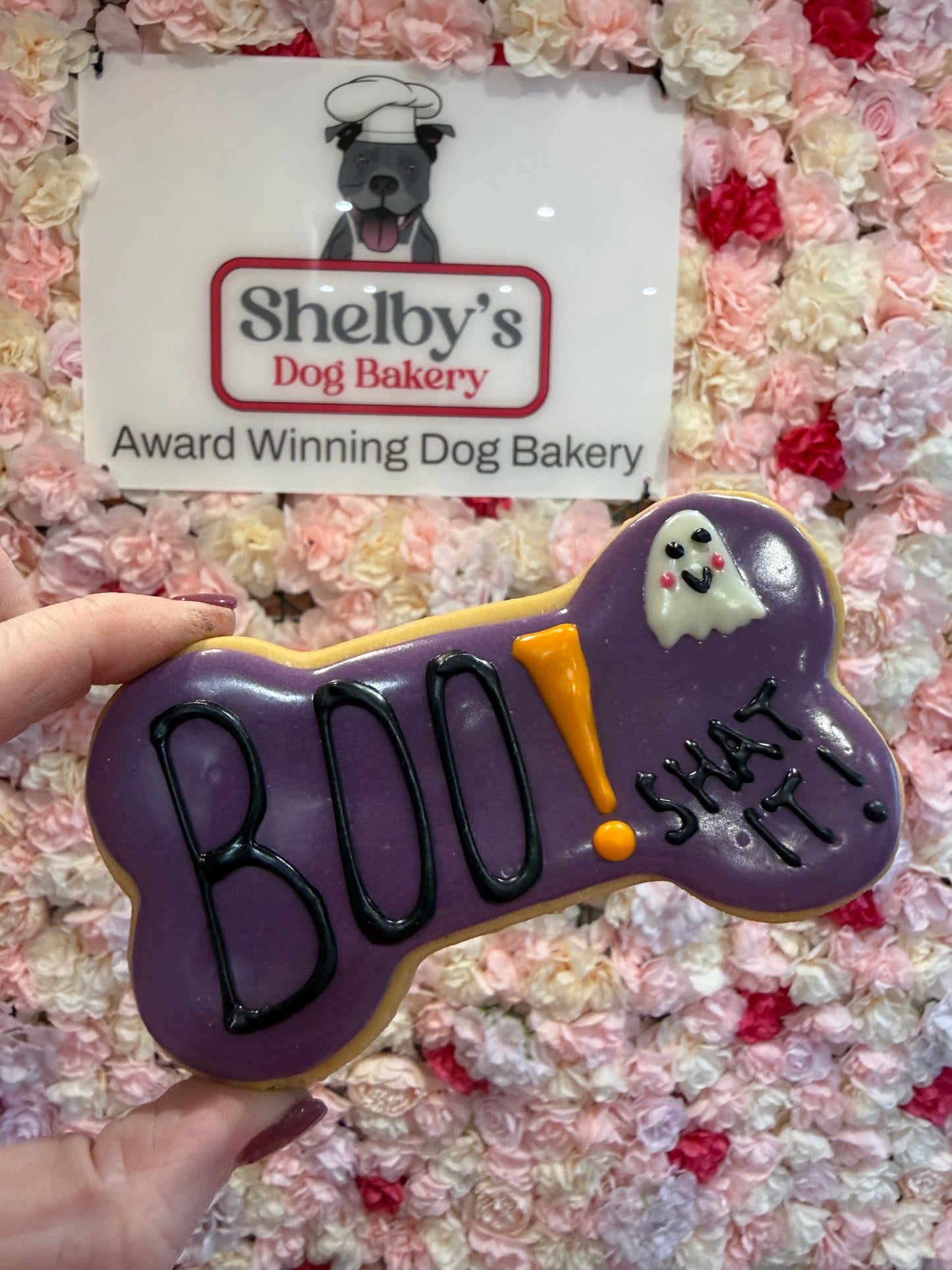 Boo Shat it Big Bone Cookie