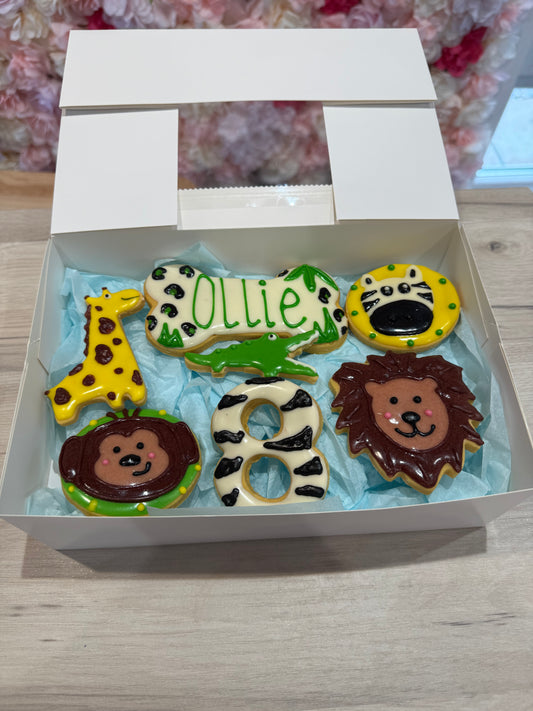 SAFARI THEMED COOKIE BOX