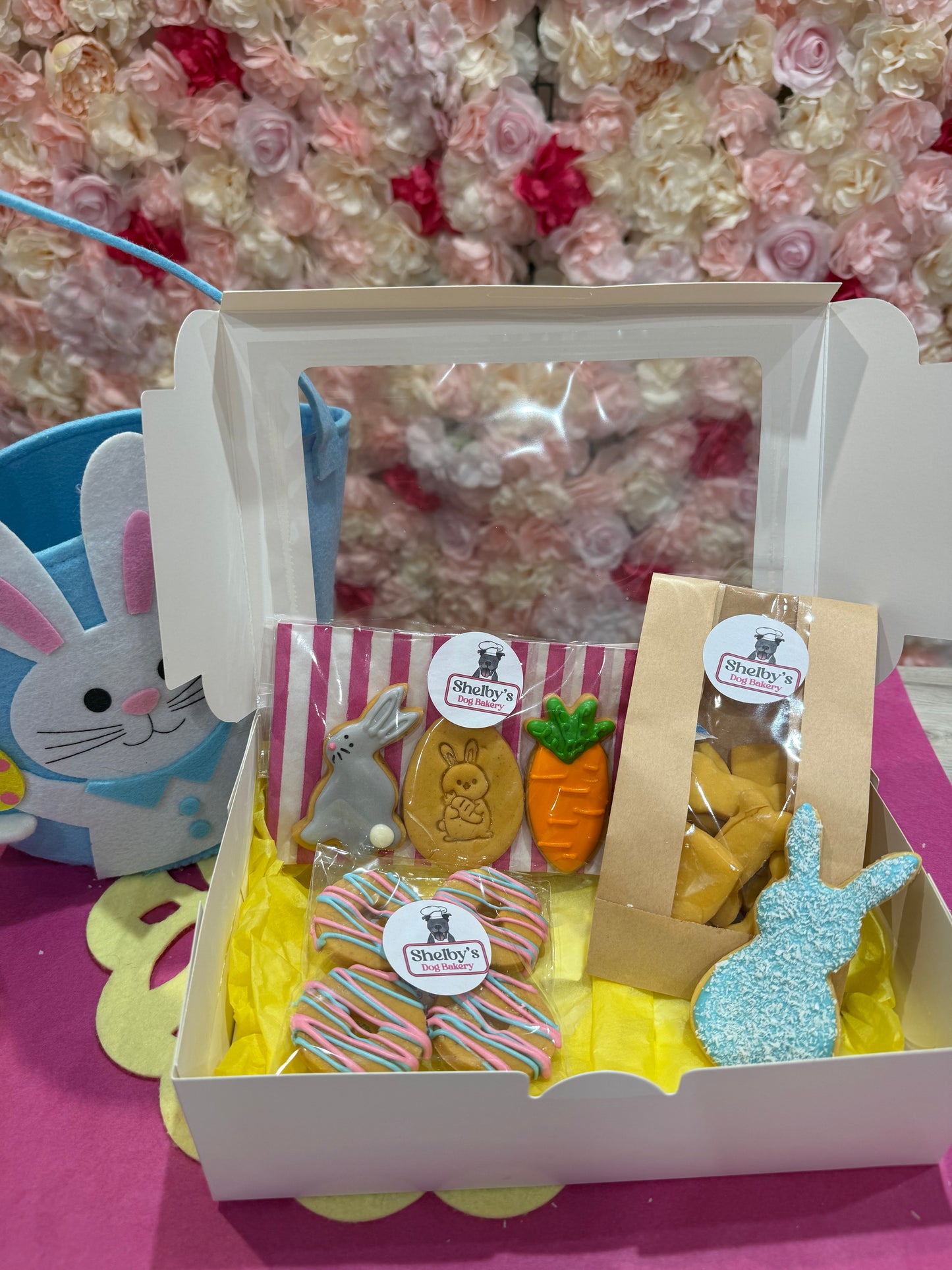 Easter Dog Cookie Hamper - Non Personalised