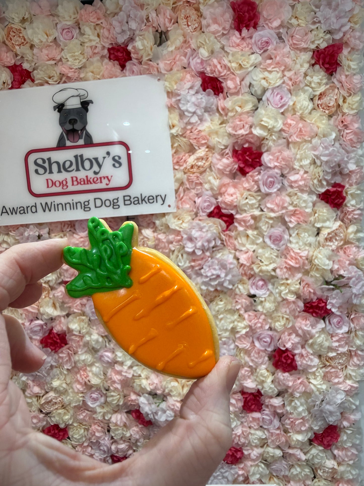 Decorated Bunny, Carrot and Egg Cookies