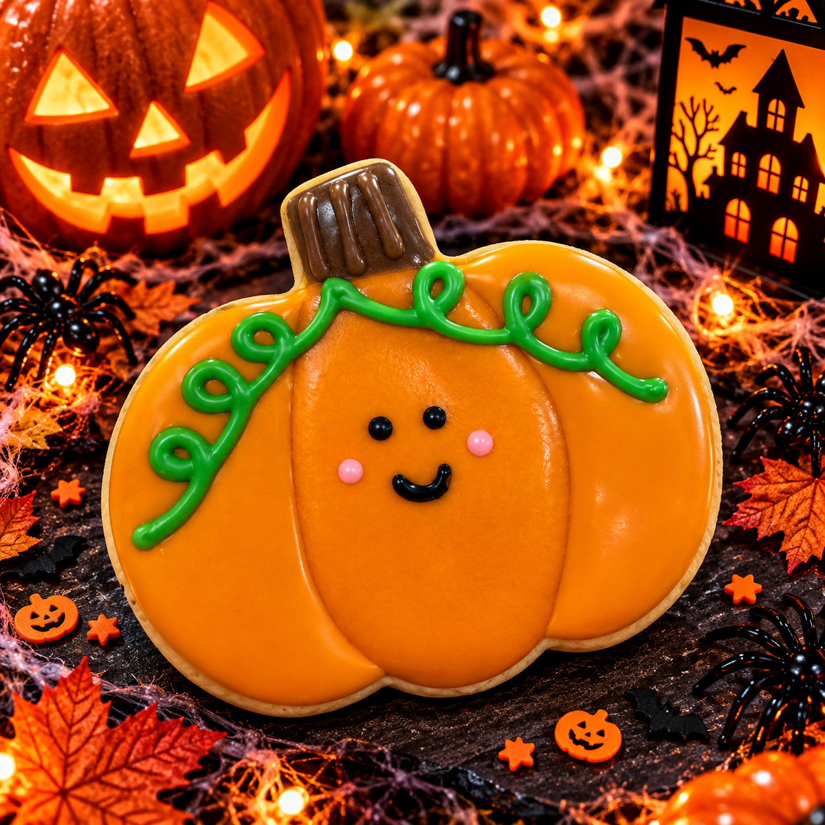 Cutie Big Pumpkin Cookie