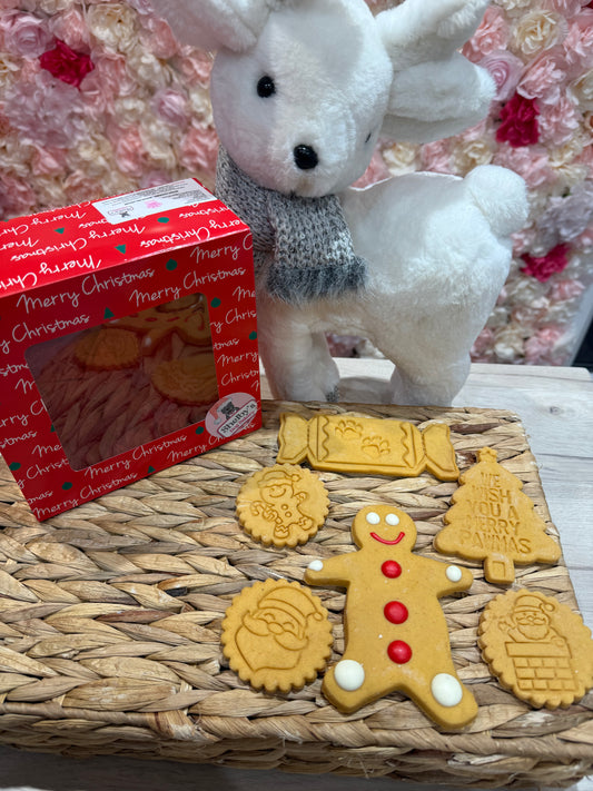Gingerbread Man Cookie Box - Cheese and Peanut Butter Mixed Box